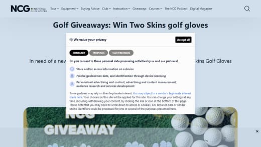 Skins Golf Gloves Set