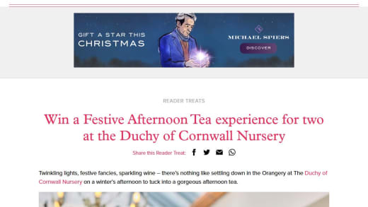 Festive Afternoon Tea Experience For Two