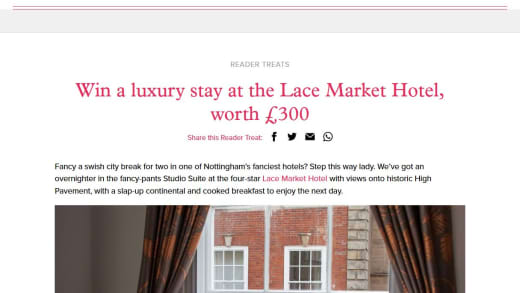 Luxury Stay At The Lace Market Hotel
