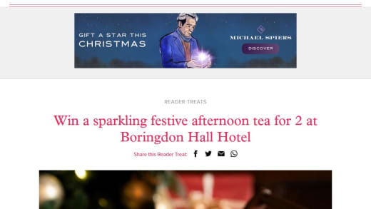 Sparkling Festive Afternoon Tea For Two