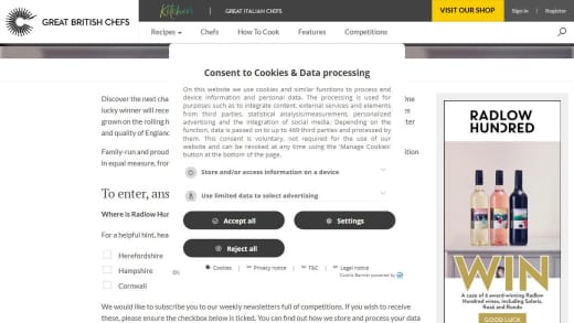 Case Of Award-Winning English Wine