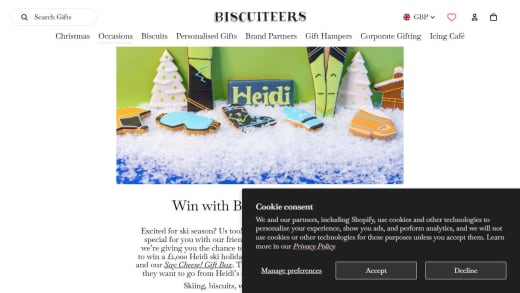 Heidi Ski Holiday Voucher and Gourmet Gift Boxes