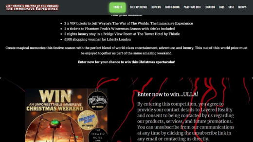 Ultimate Immersive Christmas Experience Package