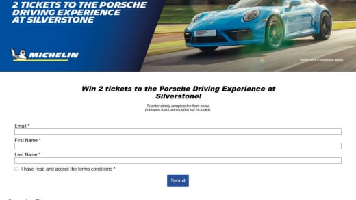 Porsche Driving Experience Tickets