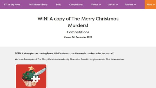 The Merry Christmas Murders Book Copy