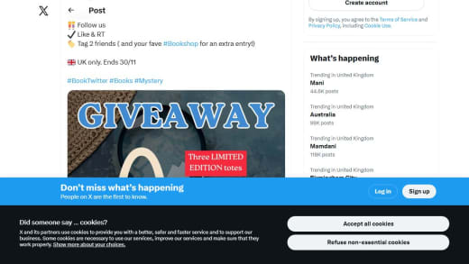 Limited-Edition Tote Bags And Finished Copies