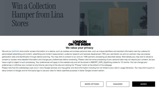 Lina Stores Collection Hamper