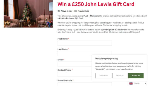 John Lewis Gift Card
