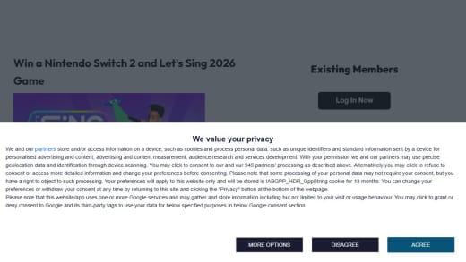 Nintendo Switch 2 and Let's Sing 2026 Game