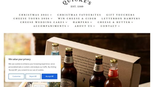 Cheese And Cider Selection