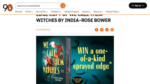 One-Of-A-Kind Sprayed Edge Copy Of We Call Them Witches By India-Rose Bower