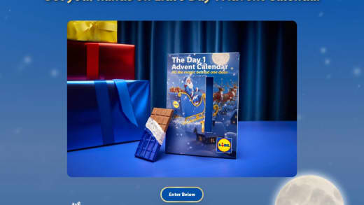 Lidl Day 1 Advent Calendar
