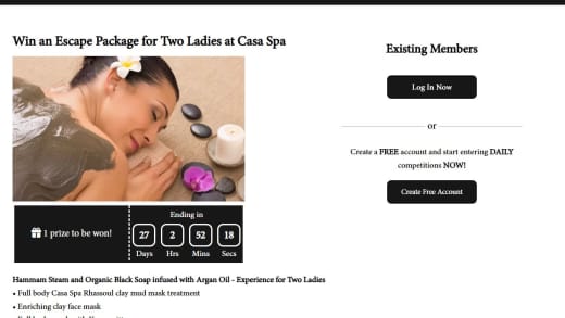 Spa Escape Package For Two