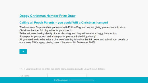 Christmas Pet Hamper