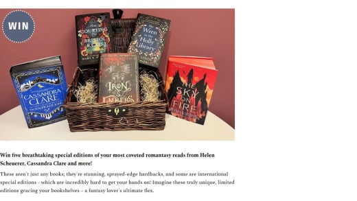 Five Romantasy Special Edition Books