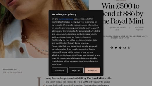 Gift Voucher for 886 by The Royal Mint