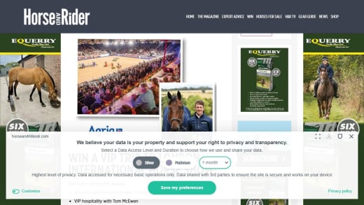 VIP Trip To London International Horse Show