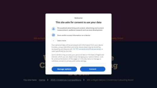 Night Before Christmas Colouring Book