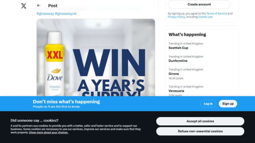 Year's Supply Of Dove Classic Fresh Deodorant