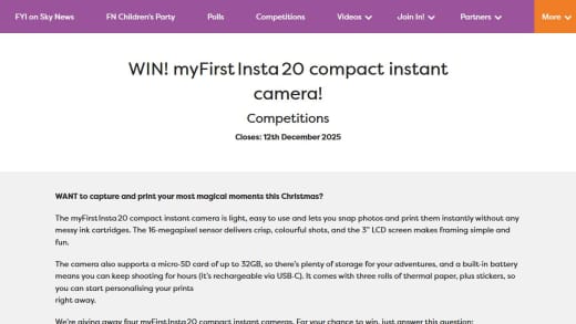 Compact Instant Camera