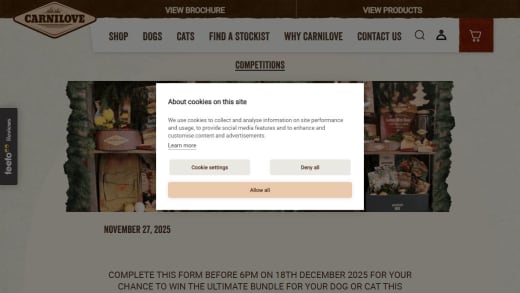 Carnilove Ultimate Pet Prize Bundle