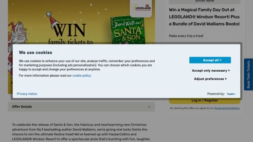 Family Day Out At Legoland Resort And David Walliams Books Bundle