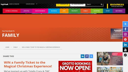 Family Ticket To The Magical Christmas Experience