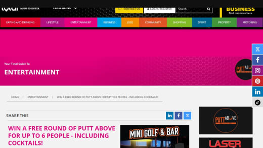 Mini Golf Experience with Cocktails