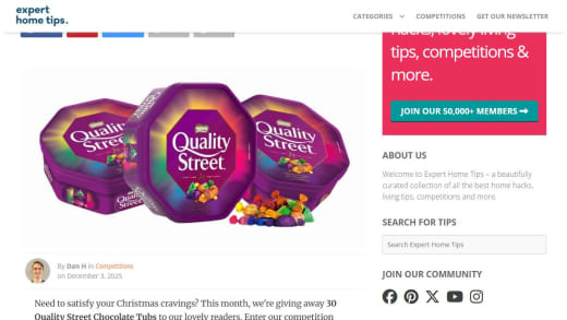 Quality Street Chocolate Tubs