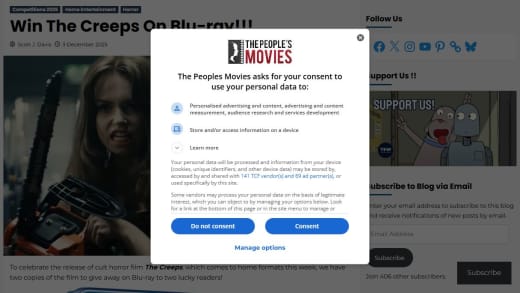 The Creeps Blu-Ray Disc