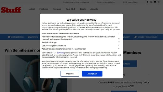 Sennheiser Noise Cancelling Headphones