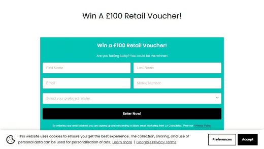 UK Retailer Voucher