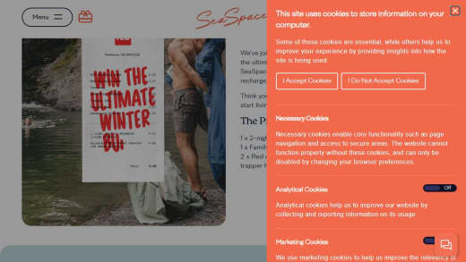 Two-Night Stay At SeaSpace Plus Red Equipment Bundle