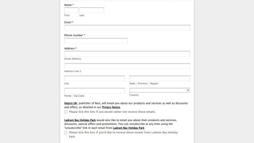 Ladram Bay Holiday Park Voucher