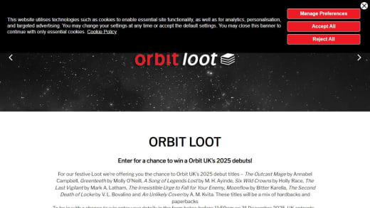 Orbit UK 2025 Debut Book Titles
