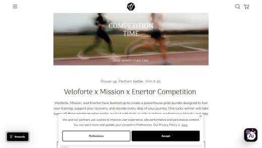 Veloforte Mission Enertor Training Bundle