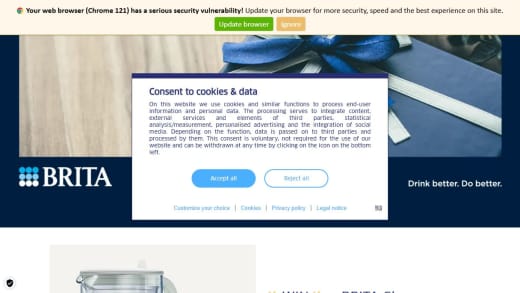 BRITA Glass Jug and Filter Supply