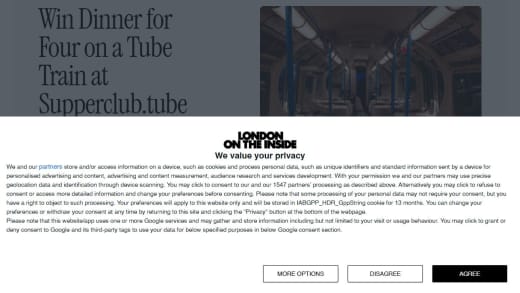 Dinner For Four Experience