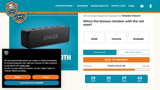Anker Soundcore 2 Portable Bluetooth Speaker