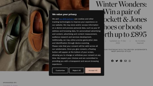 Pair Of Crockett & Jones Shoes Or Boots