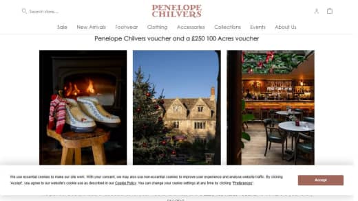 Cotswolds Stay, Footwear Voucher, and Bath & Body Voucher Package