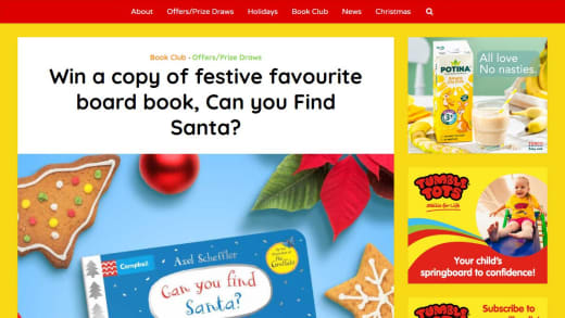Board Book Copy Of Can You Find Santa