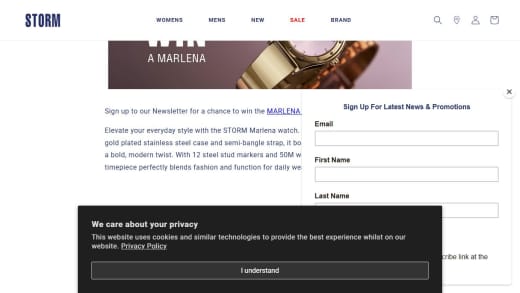 Marlena Gold Pink Watch