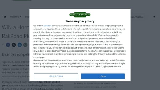 Model Diesel Locomotive