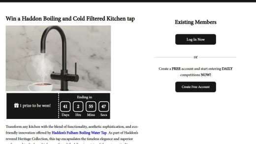 Haddon Instant Boiling Water And Cold Filtered Kitchen Tap