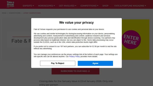 Fate & Fortune Magazine Competitions