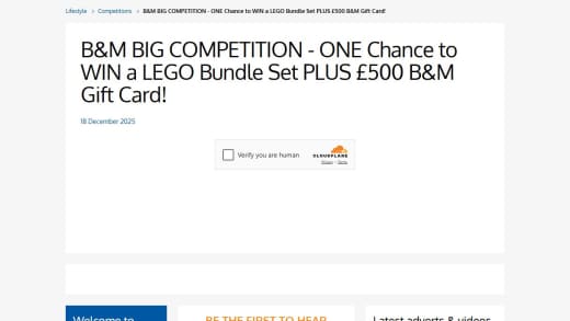 B&M Gift Card and Lego Bundle