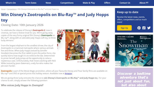 Disney's Zootropolis Blu-Ray and Judy Hopps Toy Set