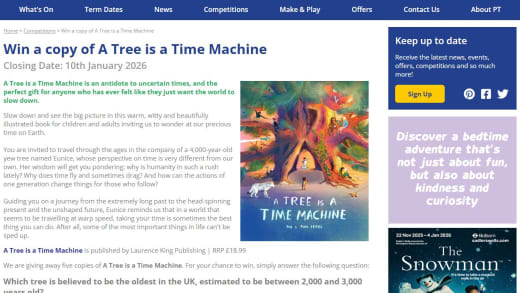 A Tree Is A Time Machine Book Copy