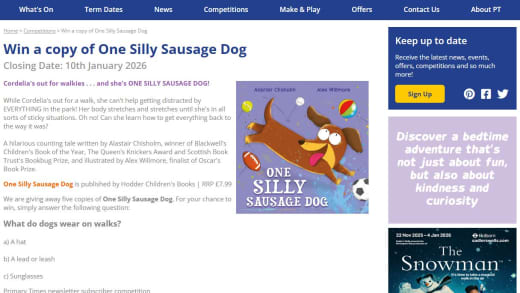 One Silly Sausage Dog Book Copy